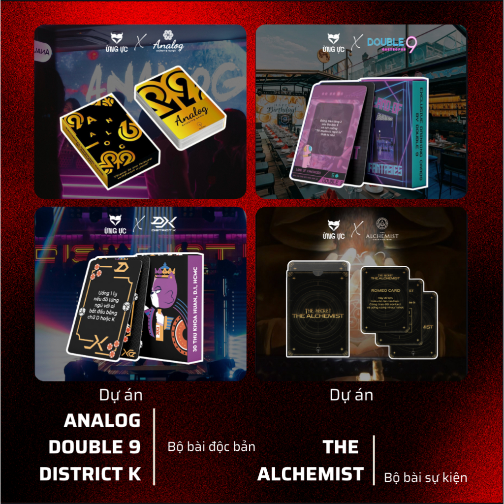[Limited] Bộ bài District K x Ừng Ực phiên bản giới hạn 36 lá dành riêng cho quán nhậu