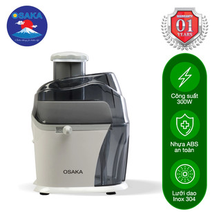 Máy Ép Trái Cây OSAKA JE206N | Ép Nhanh Nguyên Trái – Công Suất 300W – Inox 304 | Tự Ngắt An Toàn