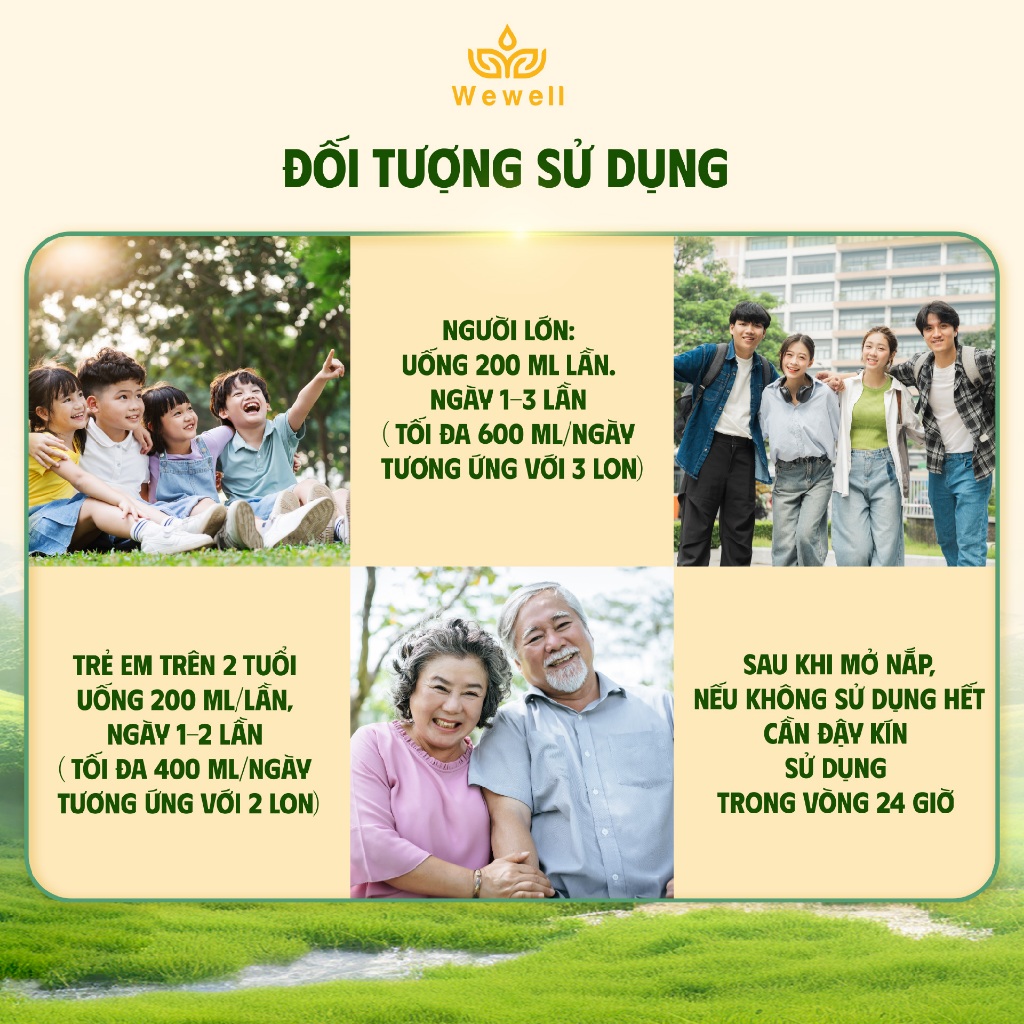 WEWELL - NONIQ [ Nhàu - Gạo Lứt ] ( Thùng 24 lon x 200ml )