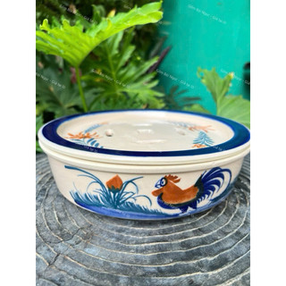 Khay Gà Gốm Hứng Nước - Khay Đựng Bình Trà - Hàng Cao Cấp - Gốm Thủ Công Xưa Lái Thiêu