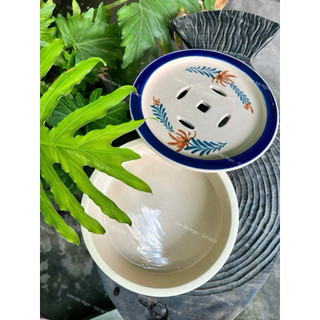 Khay Gà Gốm Hứng Nước - Khay Đựng Bình Trà - Hàng Cao Cấp - Gốm Thủ Công Xưa Lái Thiêu