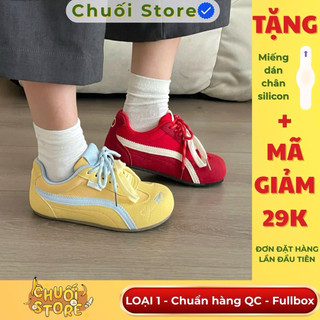 Giày thời trang nữ da PU tổng hợp dệt vải đế cao su năng động thoải mái thời trang trẻ trung