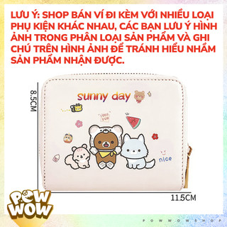 Ví Đựng Thẻ Da PU Nhiều Ngăn Tiện Dụng Phong Cách Nhân Vật Hoạt Hình Sanrio Kuromi Đáng Yêu Cute