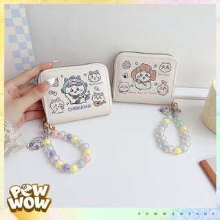 Ví Đựng Thẻ Da PU Nhiều Ngăn Tiện Dụng Phong Cách Nhân Vật Hoạt Hình Chiikawa Đáng Yêu Cute