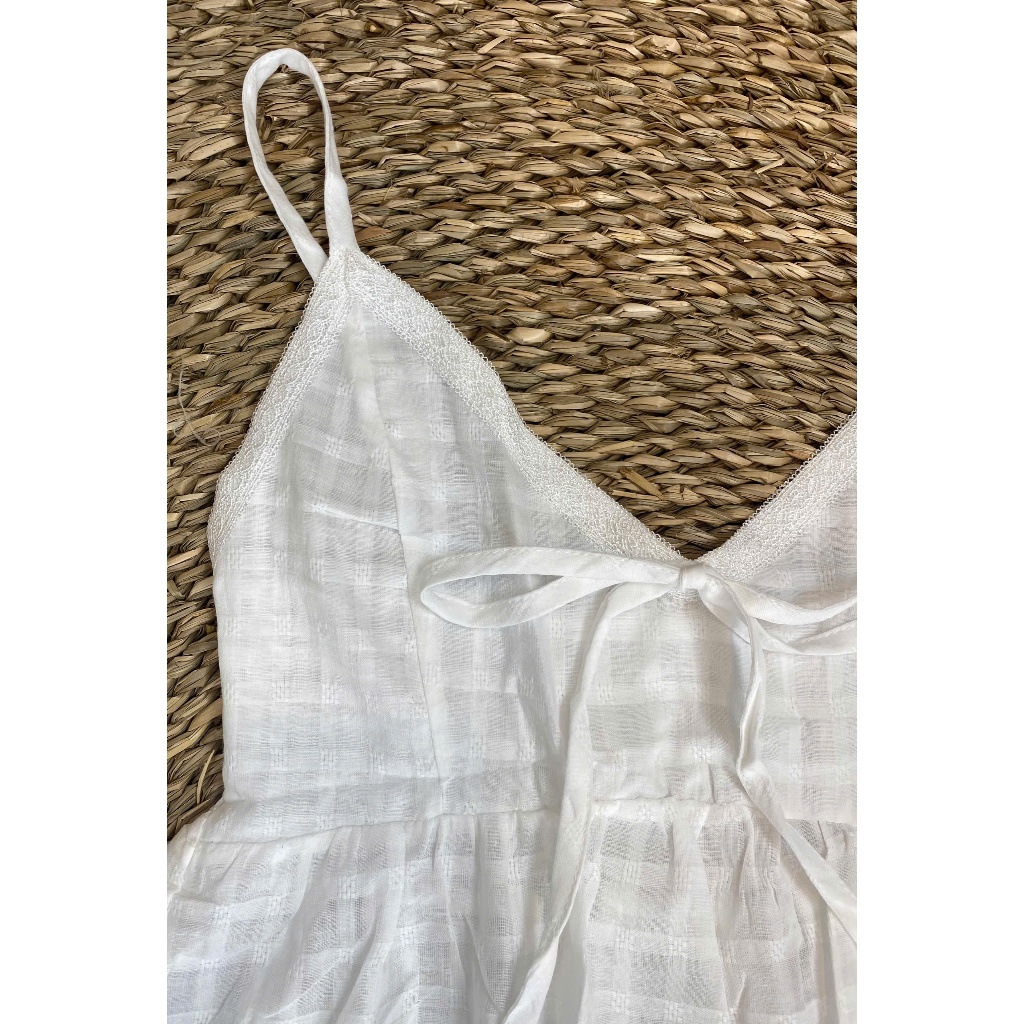 (ẢNH THẬT) Áo hai dây trắng Yummy voan mỏng, Áo babydoll dáng xòe dễ thương phong cách Hàn Quốc A82 | BigBuy360 - bigbuy360.vn