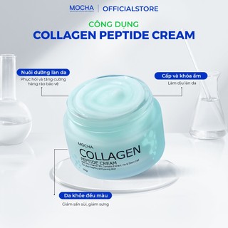 Kem Dưỡng Collagen Peptide Cream Mocha 30gr Cấp Ẩm Và Làm Dịu Da