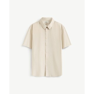 Áo Sơ Mi Tay Ngắn Nam Cotton Linen Form Regular - Routine 10S25SHS004R1