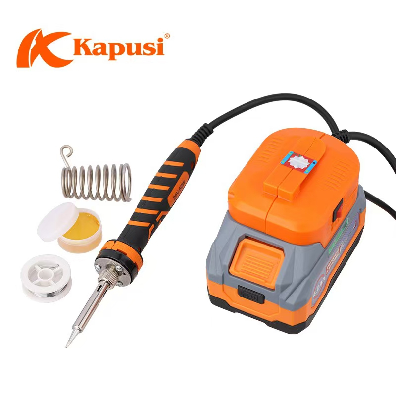 Trạm Hàn Thiếc Dùng Pin 20V Kapusi – Tương Thích Makita Dewalt Milwaukee, Công Suất 60W, K9028 Kps