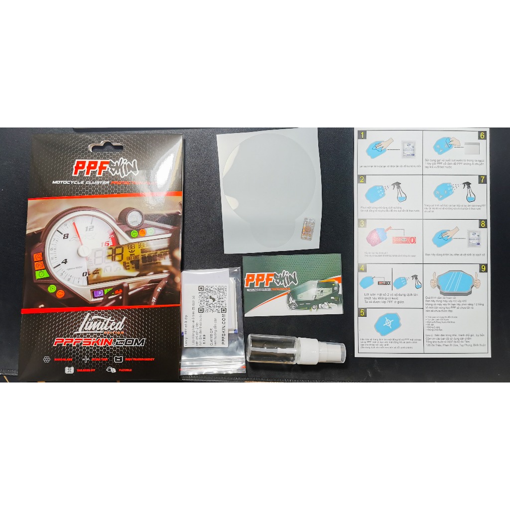 PPF xe ex 135 5s ,koso uma exciter 2011 .... PPF dán bảo vệ mặt đồng hồ xe nhập khẩu