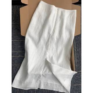 𝗘𝗹𝘀𝗮 𝗦𝗵𝗶𝗿𝘁 𝗟𝗶𝗻𝗲𝗻 - |LY LINEN|  - Chân váy Linen dáng bút chì 2 lớp