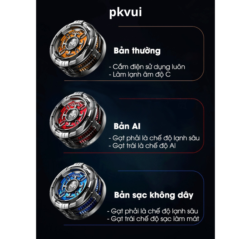 Quạt tản nhiệt sò lạnh MEMO CX08 5V làm lạnh nhanh công suất 12W tối ưu hiệu năng chơi game | BigBuy360 - bigbuy360.vn