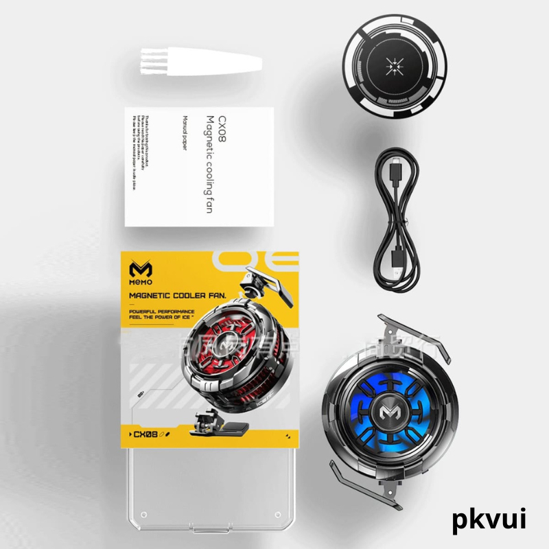 Quạt tản nhiệt sò lạnh MEMO CX08 5V làm lạnh nhanh công suất 12W tối ưu hiệu năng chơi game | BigBuy360 - bigbuy360.vn
