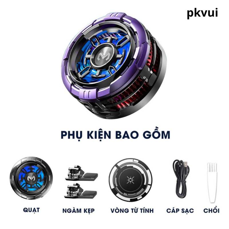 Quạt tản nhiệt sò lạnh MEMO CX08 5V làm lạnh nhanh công suất 12W tối ưu hiệu năng chơi game | BigBuy360 - bigbuy360.vn