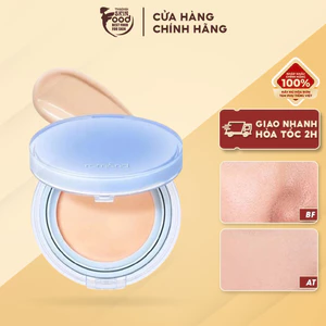Phấn Nước Trang Điểm Romand Che Phủ Tự Nhiên, Căng Bóng Thuần Chay Bare Water Cushion SPF38/PA++++ 20g ThegioiSkinfood
