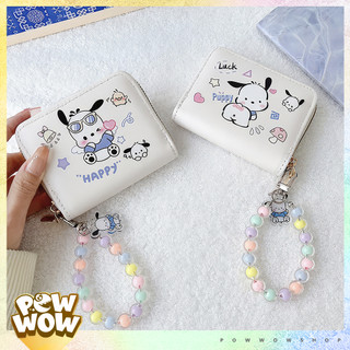 Ví Đựng Thẻ Da Pu Nhiều Ngăn Tiện Dụng Phong Cách Hoạt Hình Sanrio Nhân Vật Ponchacco Đáng Yêu Cute