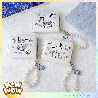 Ví Đựng Thẻ Da Pu Nhiều Ngăn Tiện Dụng Phong Cách Hoạt Hình Sanrio Nhân Vật Ponchacco Đáng Yêu Cute