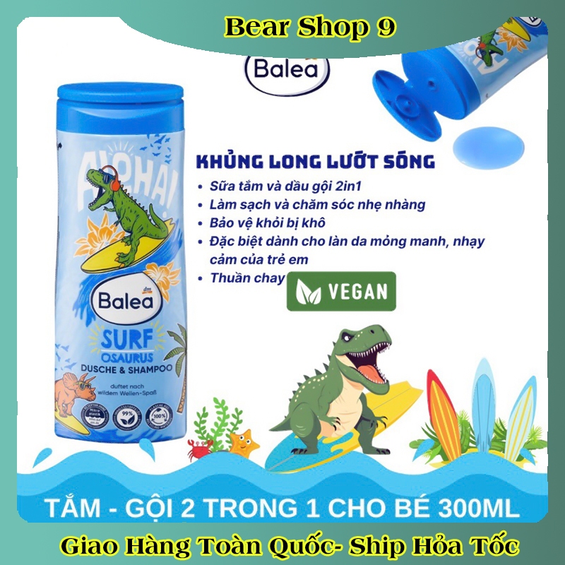 [auth] SỮA TẮM GỘI, DẦU GỘI XẢ, XỊT DƯỠNG TÓC BALEA CHO BÉ CỦA ĐỨC