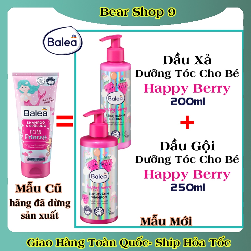 [auth] SỮA TẮM GỘI, DẦU GỘI XẢ, XỊT DƯỠNG TÓC BALEA CHO BÉ CỦA ĐỨC