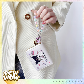 Ví Đựng Thẻ Da PU Nhiều Ngăn Tiện Dụng Phong Cách Nhân Vật Hoạt Hình Sanrio Kuromi Đáng Yêu Cute
