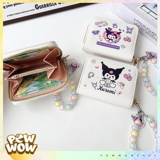 Ví Đựng Thẻ Da PU Nhiều Ngăn Tiện Dụng Phong Cách Nhân Vật Hoạt Hình Sanrio Kuromi Đáng Yêu Cute