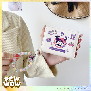 Ví Đựng Thẻ Da PU Nhiều Ngăn Tiện Dụng Phong Cách Nhân Vật Hoạt Hình Sanrio Kuromi Đáng Yêu Cute