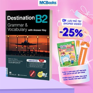 Sách - Destination B2 Grammar and Vocabulary (Kèm Đáp Án) Tặng Audio và bài tập thực hành MCBooks