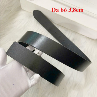 Dây lưng nam bấm lỗ không kèm mặt bản to dùng cho khoá bấm lỗ 3,8-4cm- tặng đinh đục lỗ