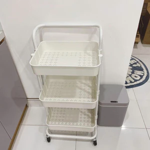Xe Đẩy Spa 3 Tầng Đa Năng - Kệ để đồ bỉm sữa (XDT01)