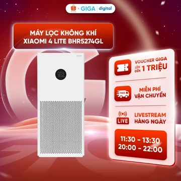Máy lọc không khí Xiaomi 4 Lite TRUE HEPA lọc bụi mịn, phấn hoa, báo chất lượng không khí