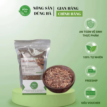 HẠT LANH ÚC [TẶNG HẠT CHIA] Hàng Chọn Lọc Đạt Chuẩn Đặc Biệt 100%