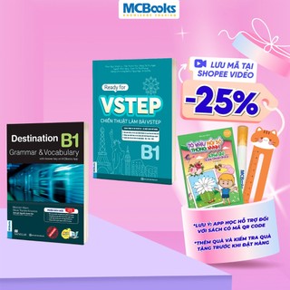 Sách - Combo Luyện thi chứng chỉ Tiếng Anh trình độ B1 - Destination B1 + VSTEP B1
