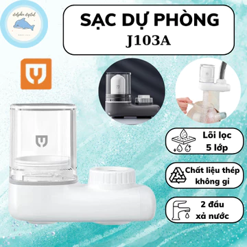 Bộ lọc nước Xiaomi Youpin YINMI - Vòi lọc vòi có thể giặt được - Lõi lọc gốm bùn tảo cát YM-R0100
