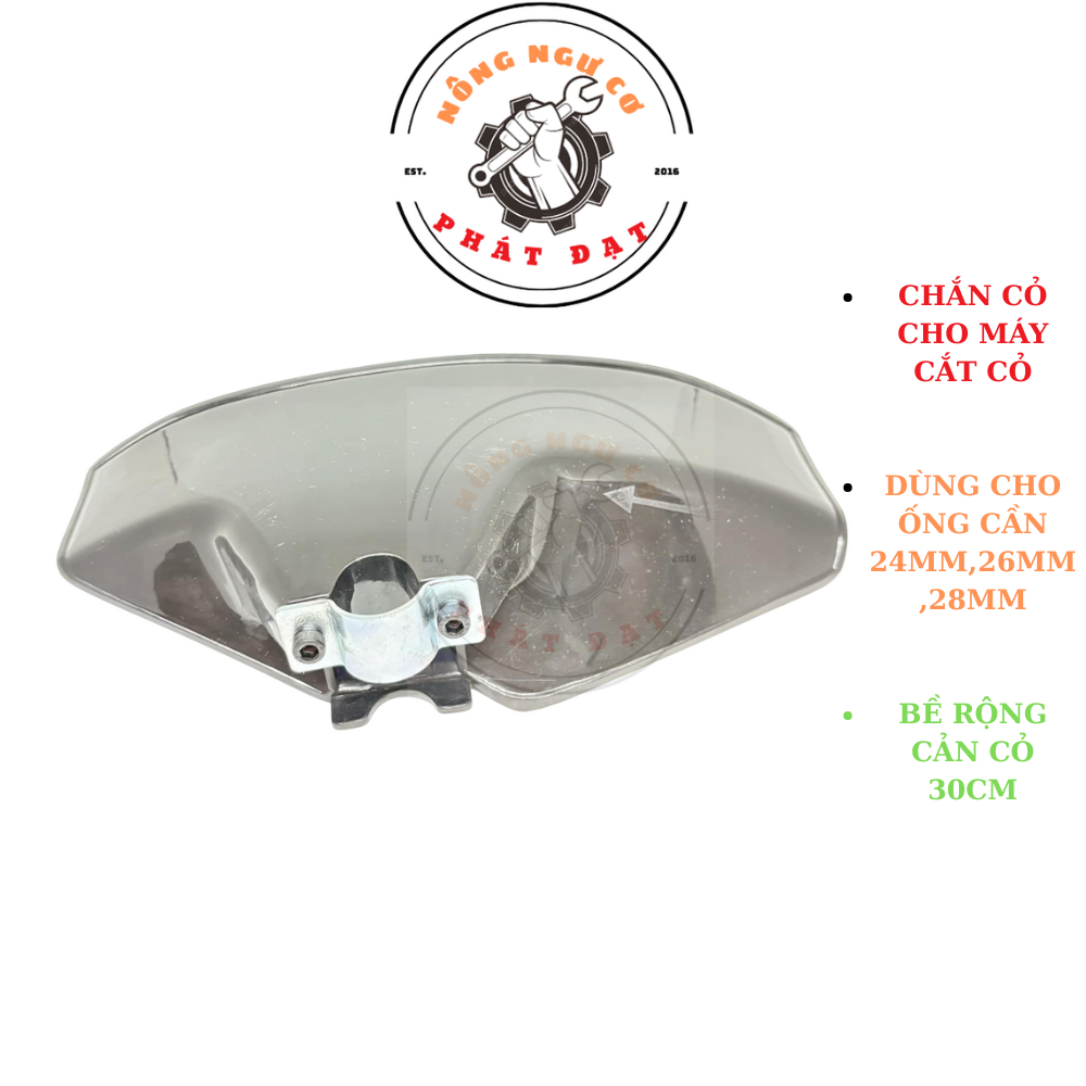 Chắn cỏ_Cản cỏ dùng cho máy cắt cỏ, Bề rộng 30cm nhựa tốt gắn được tất cả các loại máy