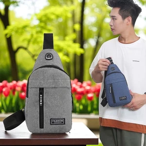 Túi đeo chéo nam nữ thời trang siêu nhẹ chống nước, Túi bao tử đeo hông đeo bụng kiểu dáng thể thao