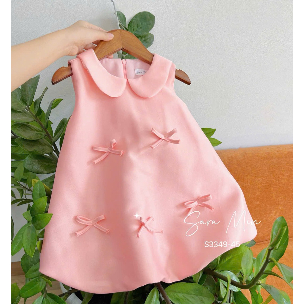 Váy Đầm Bé Gái Sát Nách Sara June Xinh Xắn Dễ Thương Nhẹ Nhàng Size 1-12Y (10-45kg)