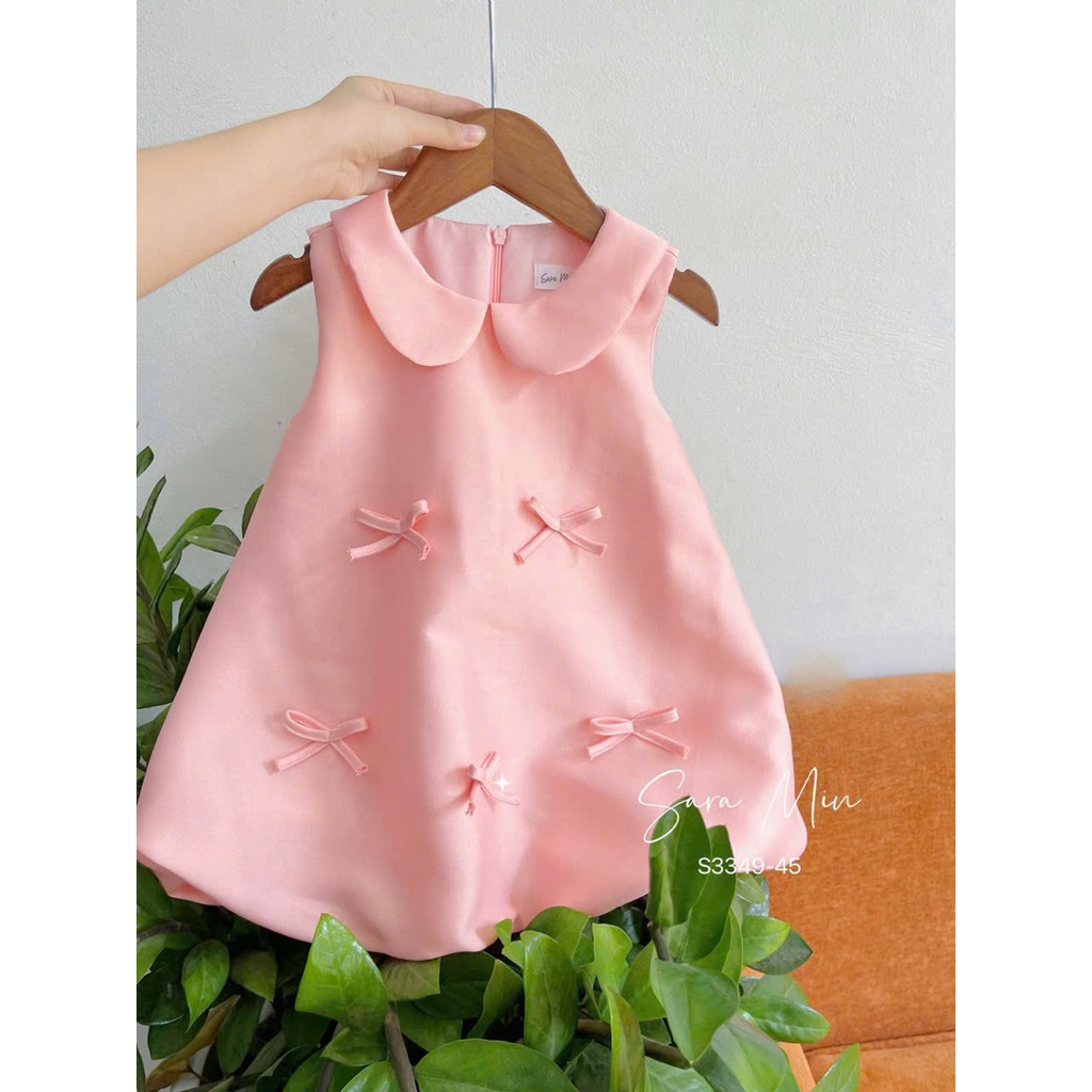 Váy Đầm Bé Gái Sát Nách Sara June Xinh Xắn Dễ Thương Nhẹ Nhàng Size 1-12Y (10-45kg)
