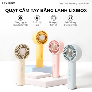 Quạt Cầm Tay Băng Lạnh Lixibox Handheld Refrigeration Fan