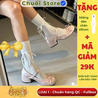 Giày lolita nữ da PU tổng hợp dệt vải đế cao su dễ mang thuận tiện dễ đi nhẹ nhàng