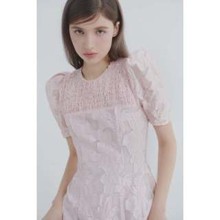 Đầm hoa OLV tay phồng phù hợp đi chơi Averie Fleur Dress nhiều màu trẻ trung