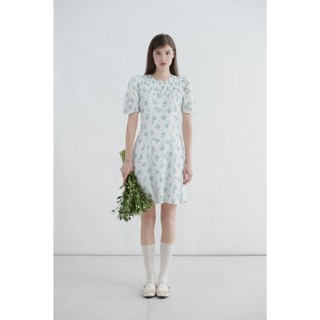 Đầm hoa OLV tay phồng phù hợp đi chơi Averie Fleur Dress nhiều màu trẻ trung