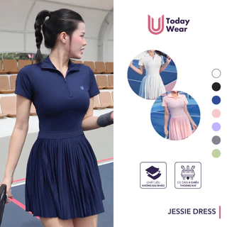 Váy tennis pickleball thể thao Jessie Dress Today U Wear TẶNG kèm quần bảo hộ