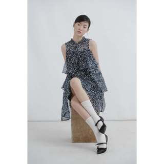 Đầm hoa OLV babydoll dáng suông đi chơi Bellamy Dress nhiều màu phù hợp đi chơi