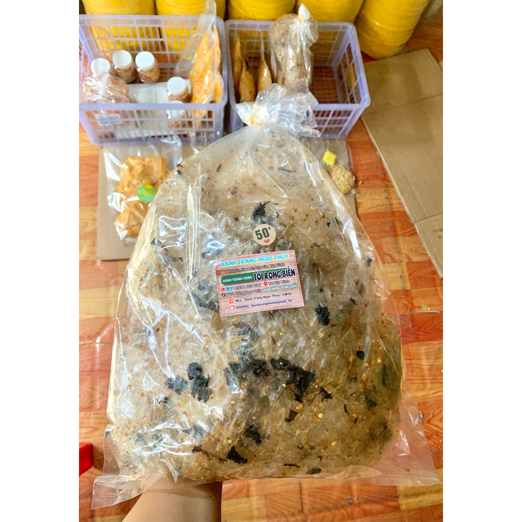 500GRAM BÁNH TRÁNG TRỘN RONG BIỂN LOẠI NGON | Shopee Việt Nam