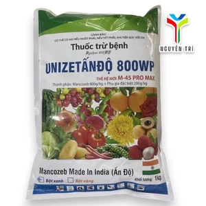 UNIZET Mancozeb Vàng Ấn Độ (Gói 1kg) – Trừ Nấm Hiệu Quả, Bổ Sung Kẽm & Mangan