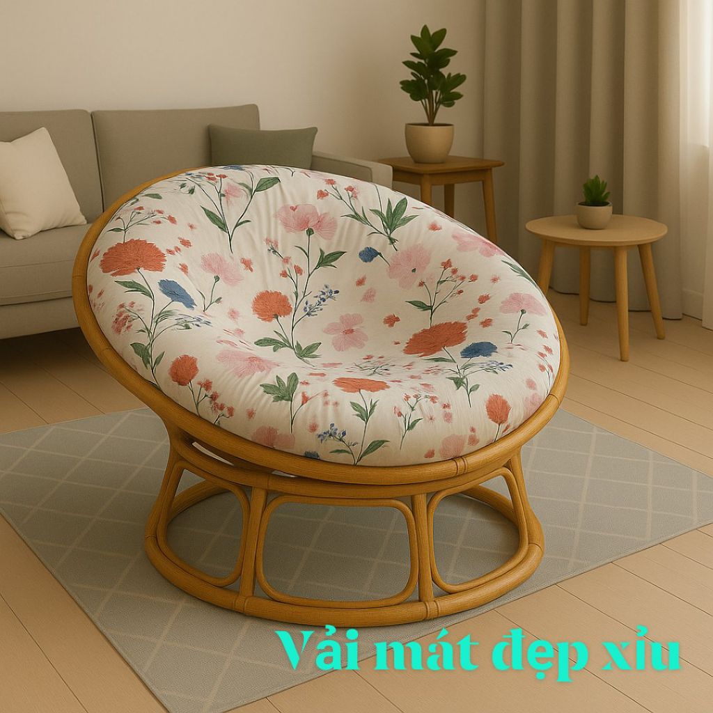 ROUND PAPASAN CUSHION COVER(COVER ONLY – CUSHION NOT INCLUDED)
