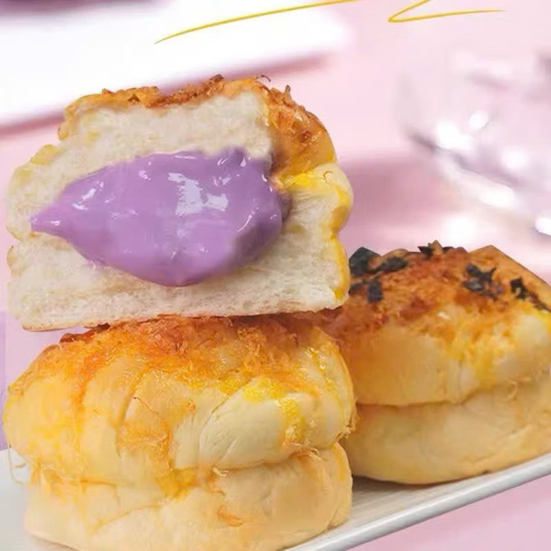 Bánh Mì Nhân Chảy Aidebao Rong Biển Trứng Sữa - Khoai Môn