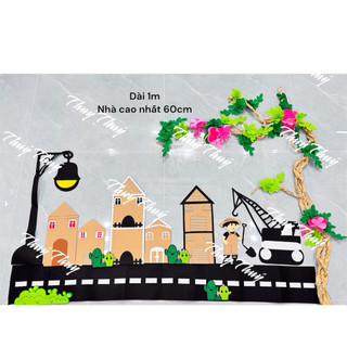 bộ nhà xây dựng (giá k bao gồm cây leo)