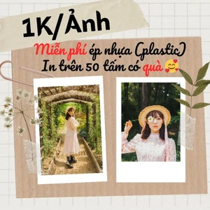 In ảnh pola theo yêu cầu 1K/ tấm - nhận in từ 30 ảnh - in trên 50 ảnh có quà