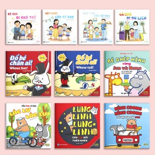 Sách Ehon Kỹ Năng Âm Thanh Nhận Biết (Combo 10 Cuốn)