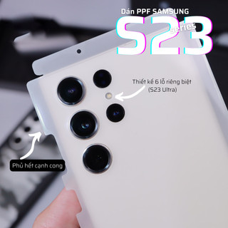 Dán PPF Full Lưng Viền dành cho Samsung S26 Ultra / S25 Ultra / S24 Ultra / S23 Ultra / S22 Ultra